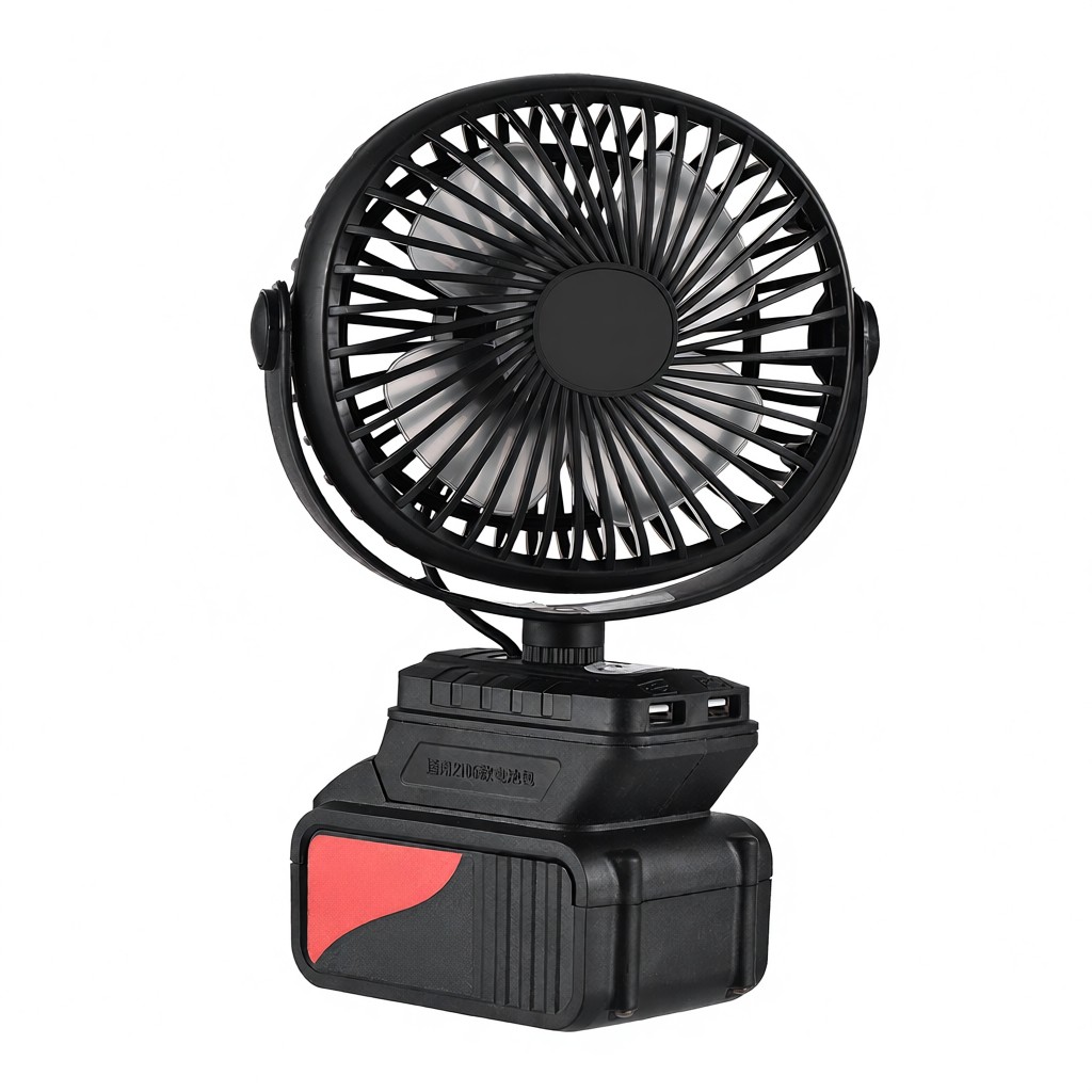 Mini Ventilateur Avec Batterie Au Lithium 3,0 Ah, Une Batterie Et Un Chargeur, Norme Européenne 3a6+4e53+4d23
