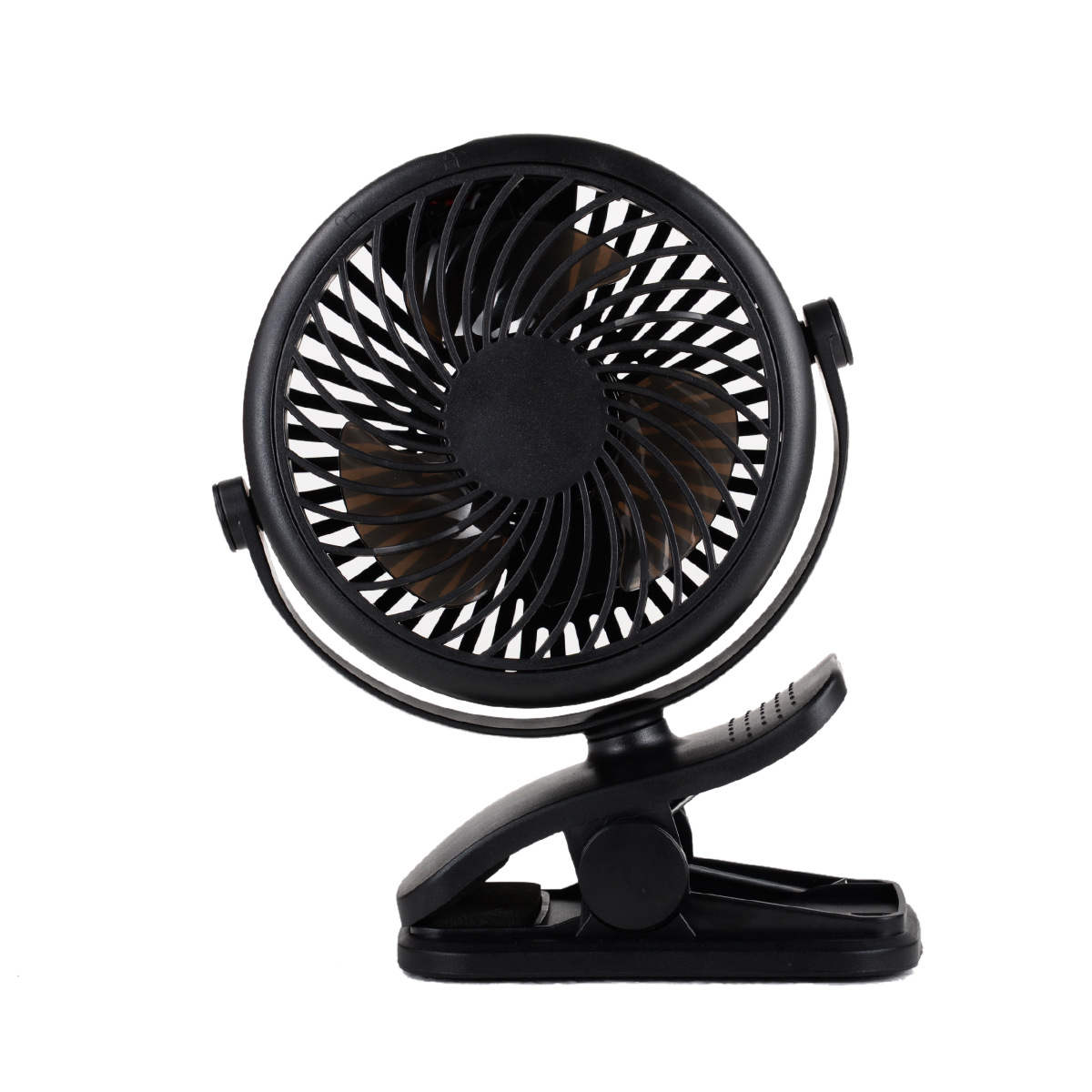 Petit Ventilateur Miniature, Silencieux, Rechargeable Par Usb, Avec Pince De Suspension, Idéal Pour Bureau Ou Surface Plane (noir Profond, 2200 Mah)