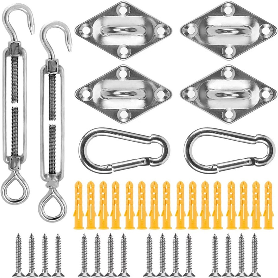 Zubehör Für Dreieckige Markisen, Zubehör Für Sonnensegel, Zubehör Für Viereckige Sonnensegel, Zubehör Aus Edelstahl 304, Diamantschnallen, Spanner