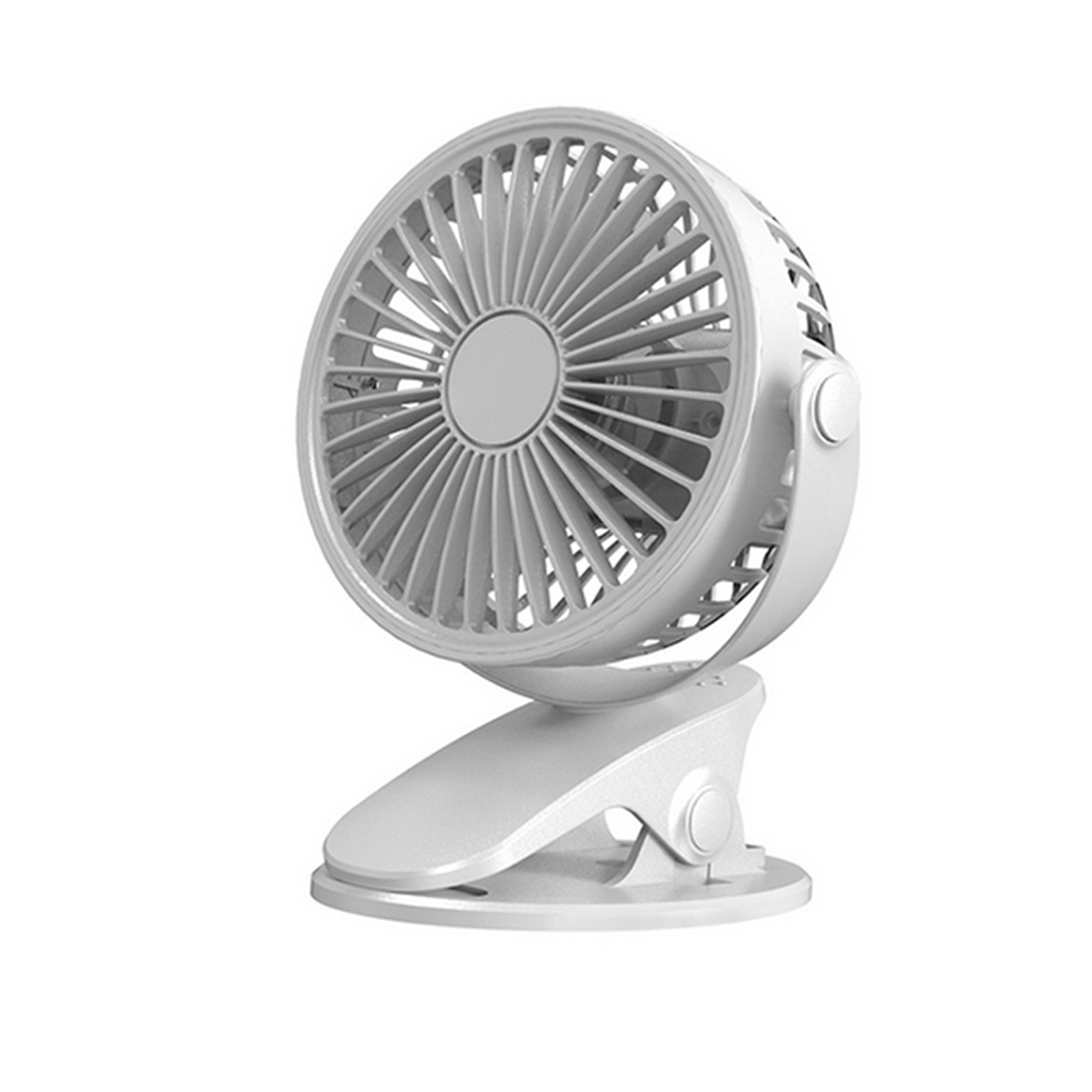Ventilateur De Bureau Silencieux À 3 Vitesses, Portable Et Compact, Avec Pince, Idéal Pour Le Bureau, Les Dortoirs Et La Maison.