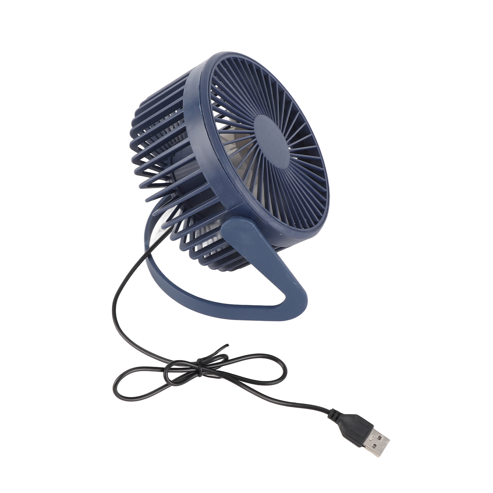 Mini Ventilateur De Bureau, Rotation À 360°, Moteur Sans Balais Silencieux, Alimentation Usb, Pour La Maison, Le Bureau Et Les Voyages (blanc)