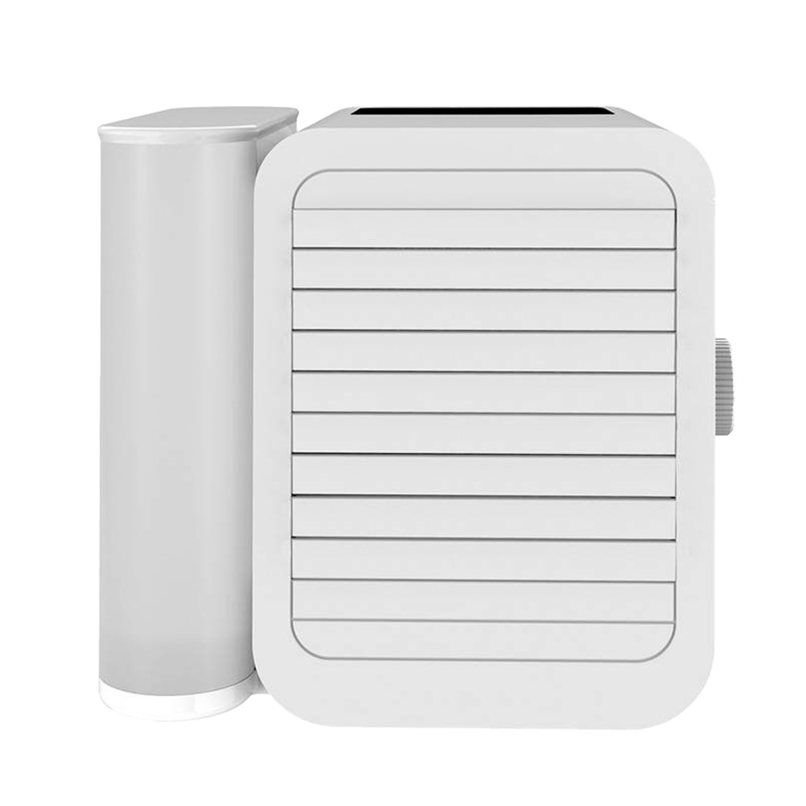 Climatiseur Portable, Ventilateur De Refroidissement Par Évaporation, Mini Climatiseur Personnel Usb De Bureau Avec Lumières Led Colorées