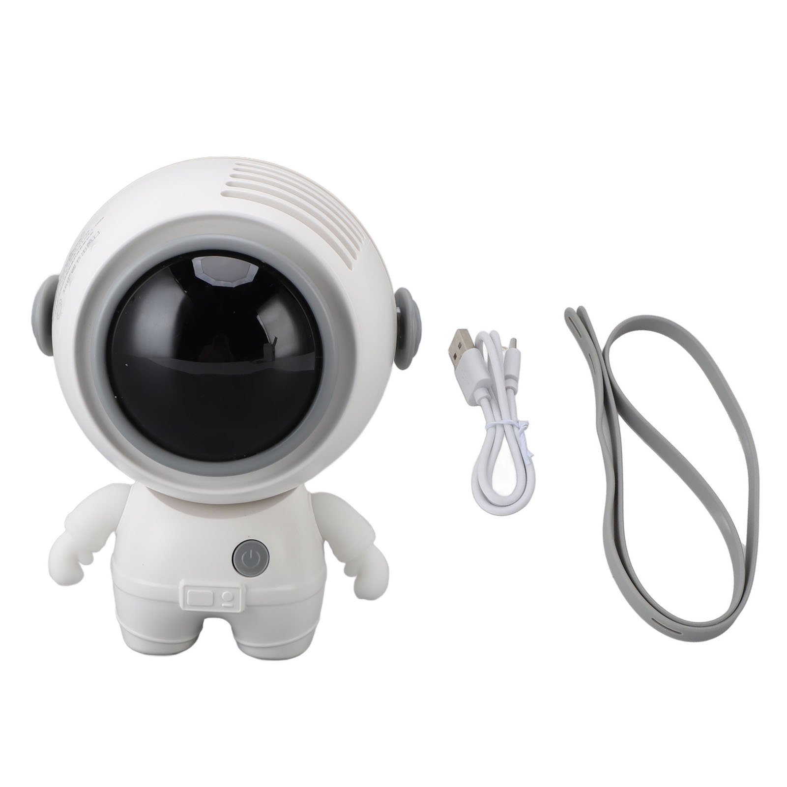 Ventilateur De Cou À 3 Vitesses Réglables, Rechargeable Par Usb, (motif Astronaute Mignon), Silencieux