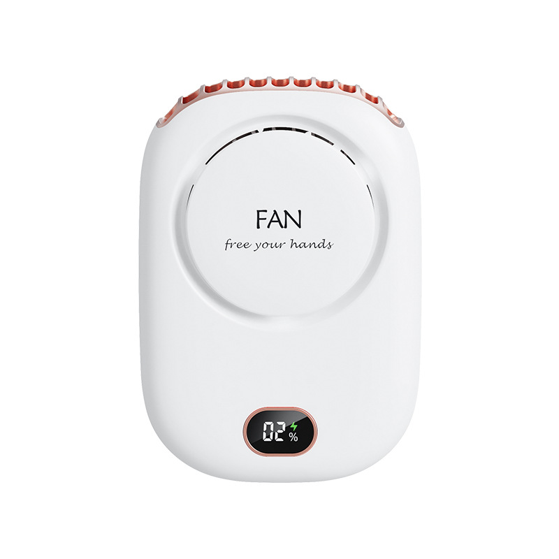 Le Mini Ventilateur De Cou Sans Pales, Rechargeable Par Usb, Puissant (blanc, Dq203)
