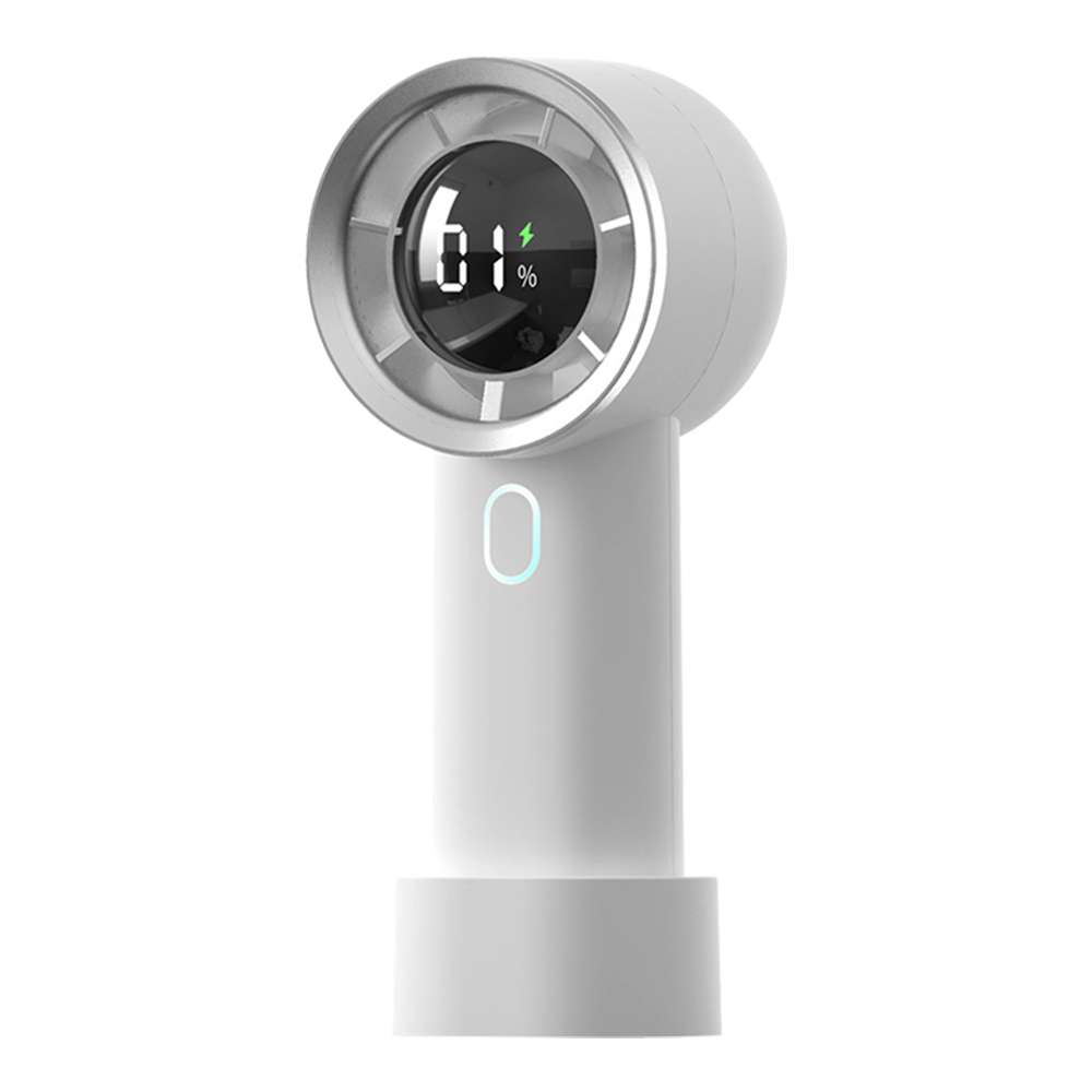 Ventilateur Turbo, Petit Ventilateur De Bureau/de Poche Avec 100 Vitesses À Réglage Progressif, Rechargeable Par Usb