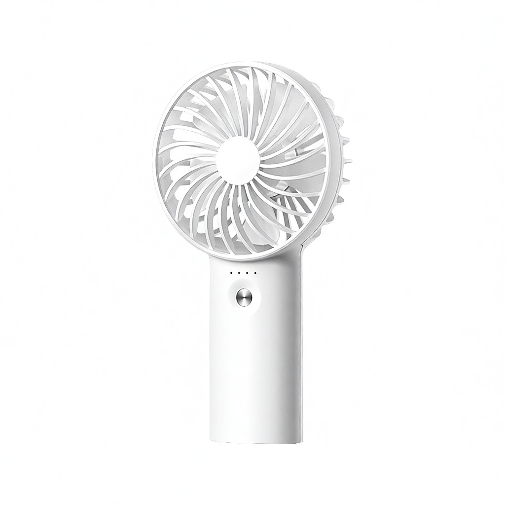 Ventilateur Usb Rechargeable Yoobao Y-f3, Mini Ventilateur Portable De Bureau À 3 Vitesses, Petit Ventilateur Électrique Blanc 3000 Mah