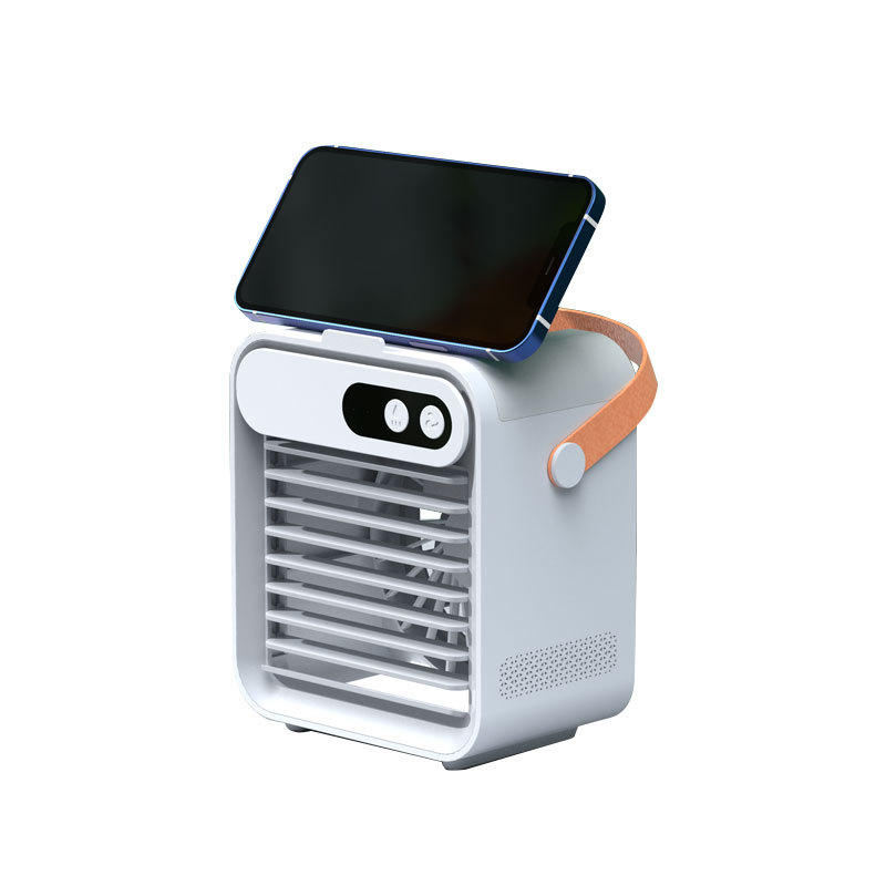 Mini Climatiseur Réfrigérant Usb, Rafraîchisseur D'Air, Humidificateur, Ventilateur Électrique Refroidi À L'Eau, Emballage En Papier Blanc