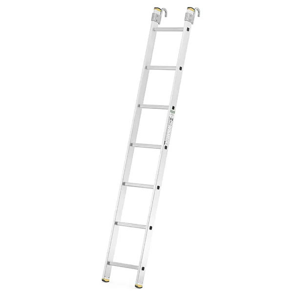 Einzelleiter Mit 10 Sprossen – Reichweite 2,80 M – Breite 0,35 M – Hakenöffnung 55 Mm - 8110-cr-fac60