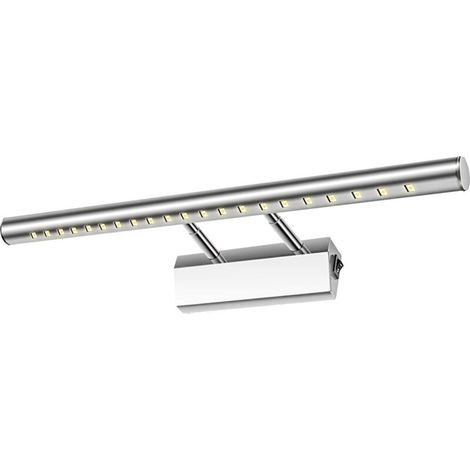 5w Led-badezimmerspiegelleuchte, Ip44 Wasserdichte Wandleuchte, 180° Verstellbarer Winkel Mit Schalter, Dekorative Edelstahlbeleuchtung Für Badezimmerwaschtisch Und Waschbecken.