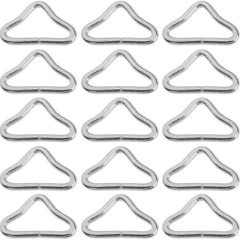 20 Stück Hochfeste Metalldreieckringe Für Trampoline, Trampolinzubehör Und Ersatzteile