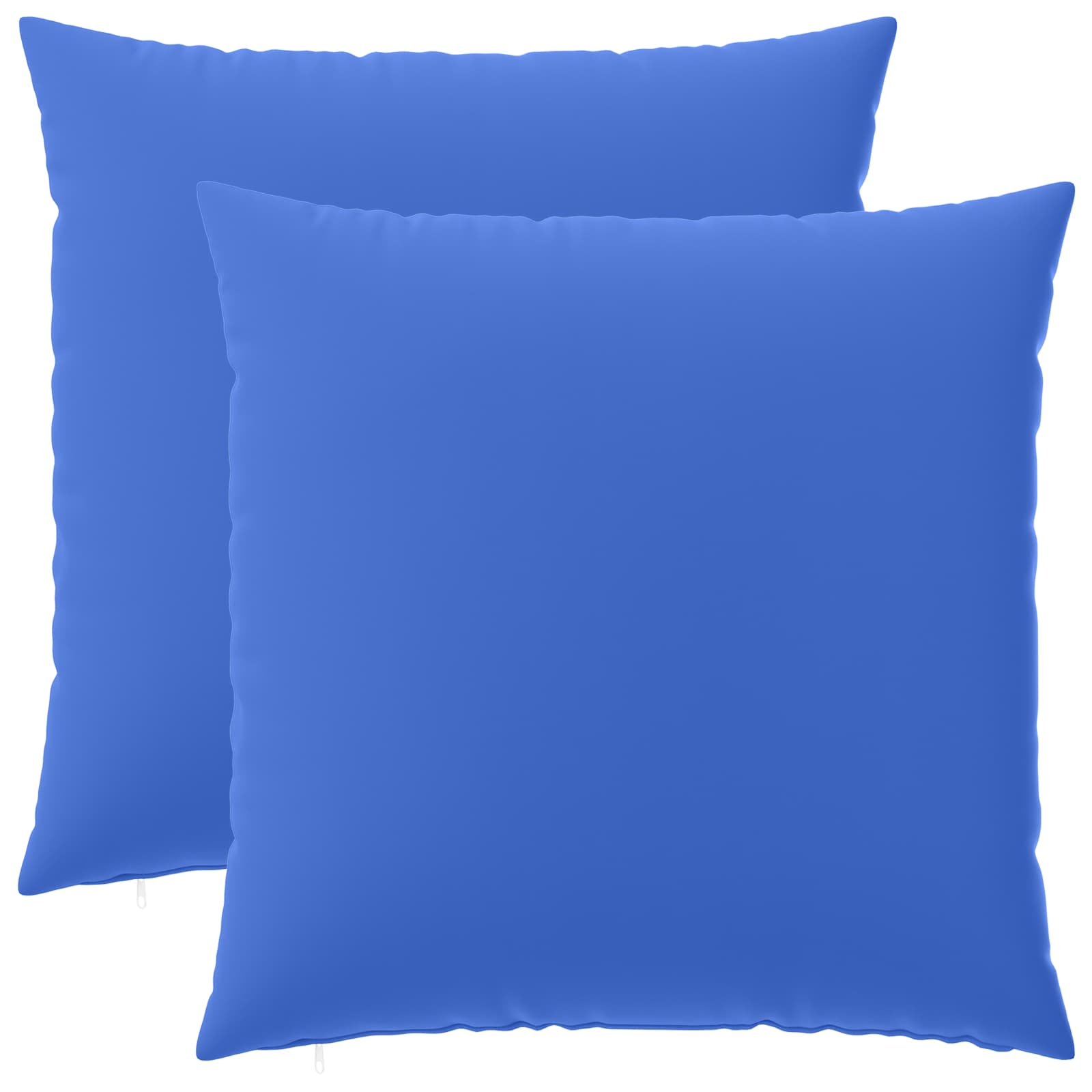 Kissen 2 Stk. Heerlen Königsblau 60 X 60 Cm Polyester Vidaxl