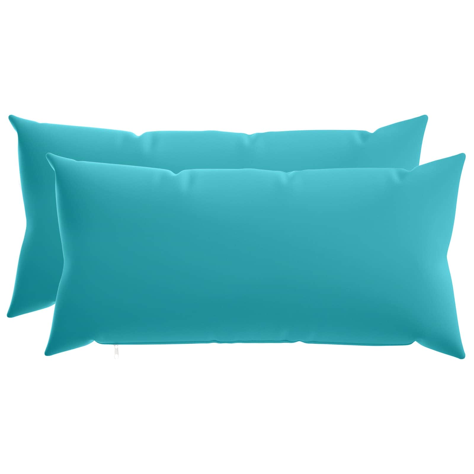 Kissen 2 Stk. Heerlen Türkis 40 X 80 Cm Polyester Vidaxl