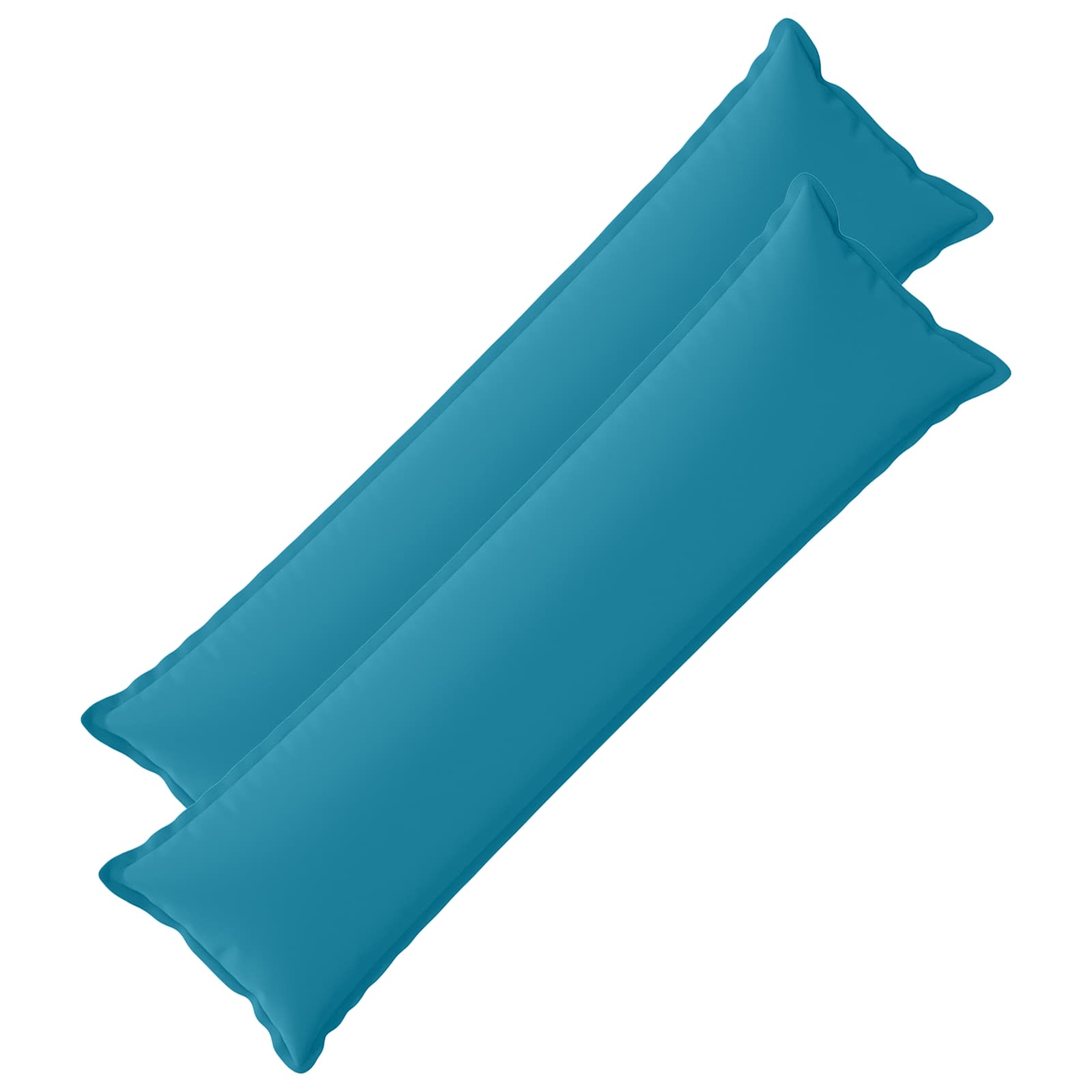 Kissen 2 Stk. Houten Himmelblau 40 X 145 Cm Polyester Vidaxl