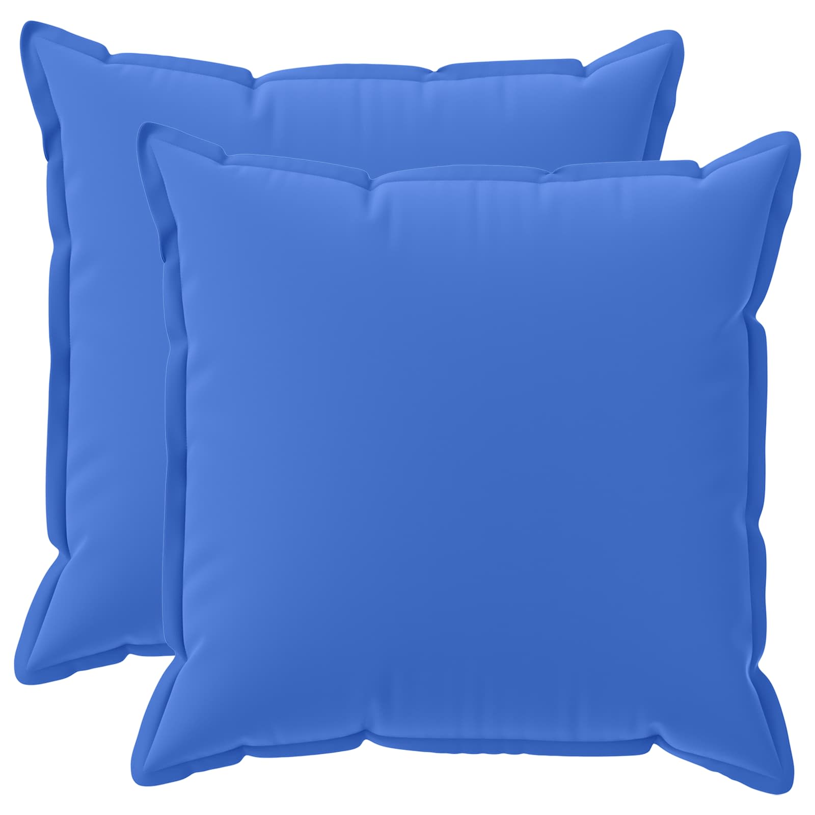 Kissen 2 Stk. Houten Königsblau 80 X 80 Cm Polyester Vidaxl