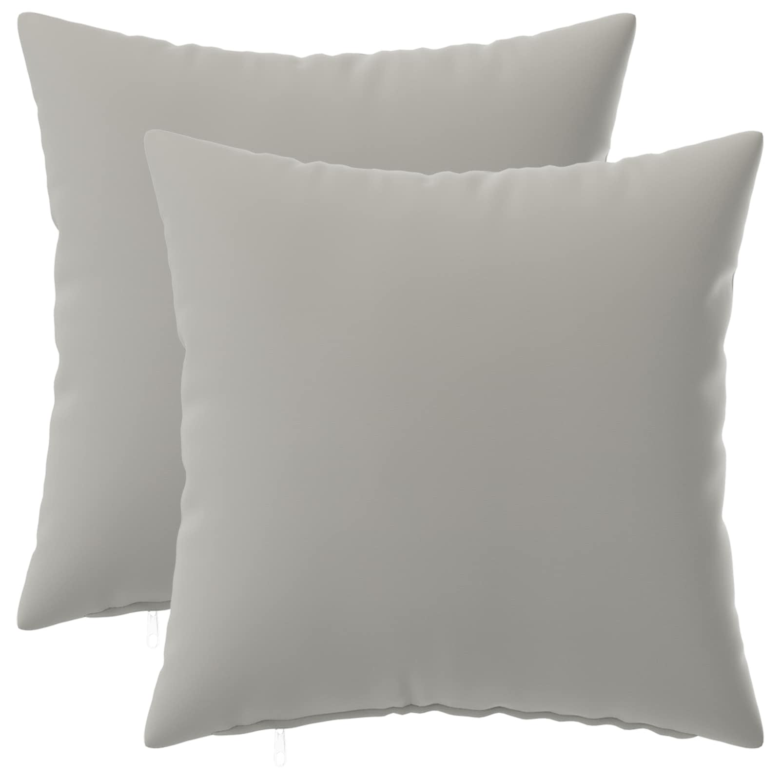 Kissen 2 Stk. Heerlen Grau 50 X 50 Cm Polyester Vidaxl