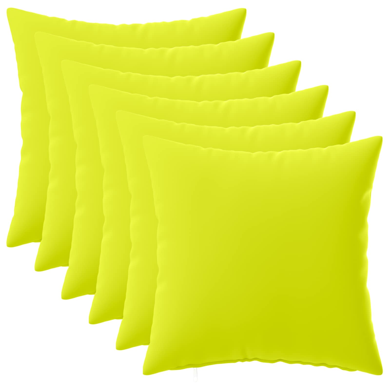 Kissen 6 Stk. Heerlen Hellgrün 40 X 40 Cm Polyester Vidaxl