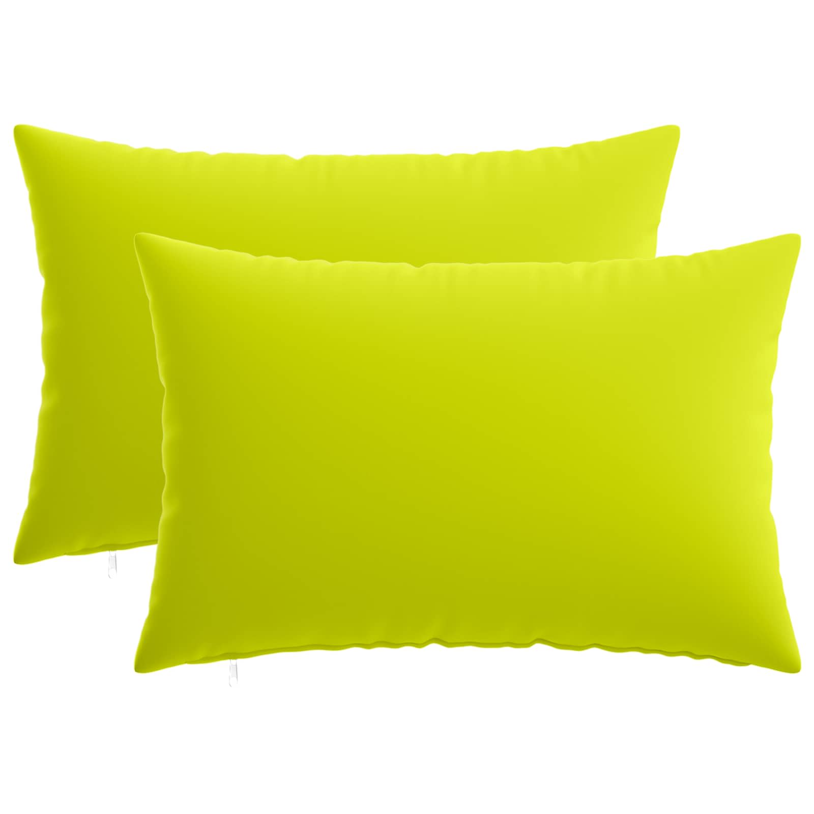 Kissen 2 Stk. Heerlen Hellgrün 50 X 80 Cm Polyester Vidaxl