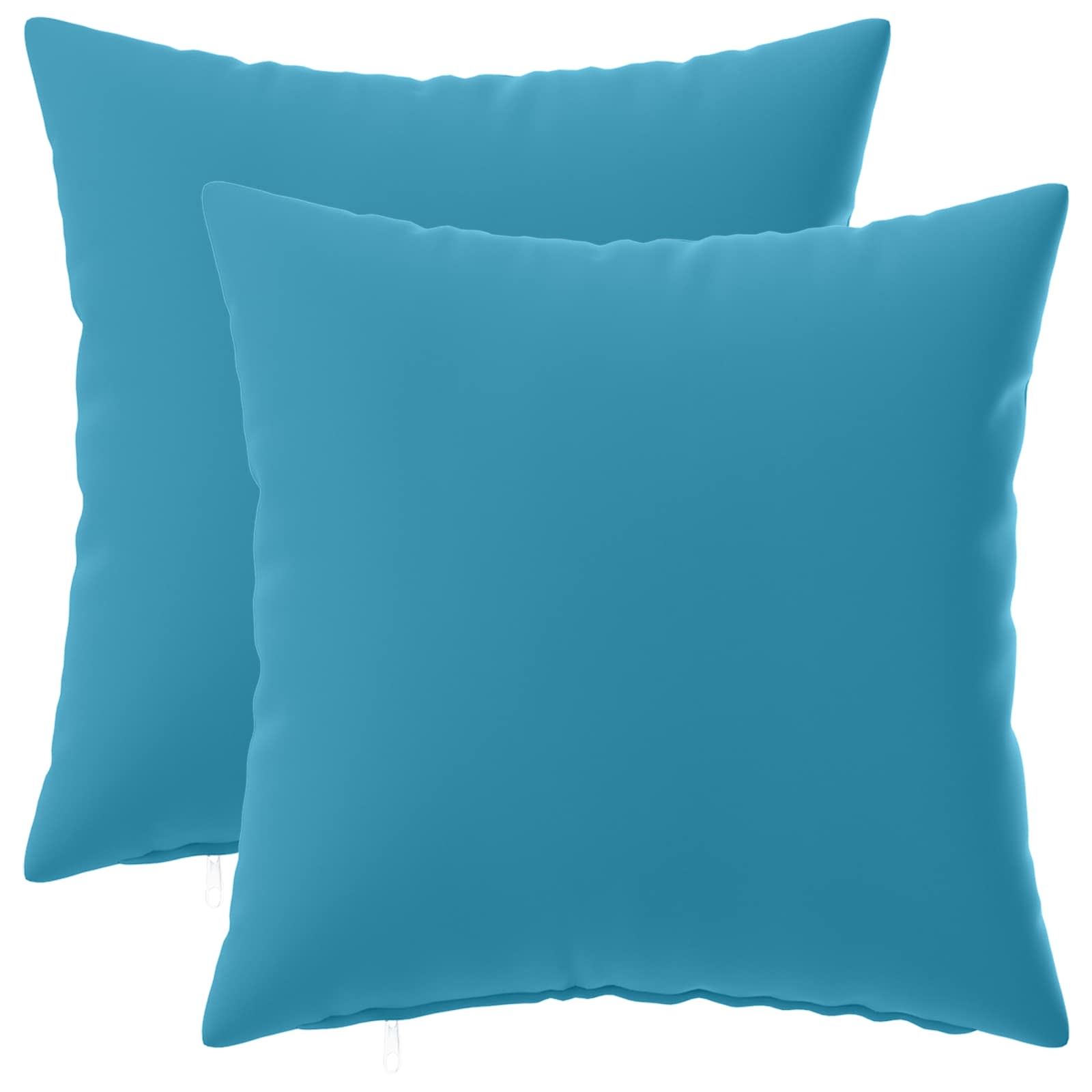 Kissen 2 Stk. Heerlen Himmelblau 50 X 50 Cm Polyester Vidaxl