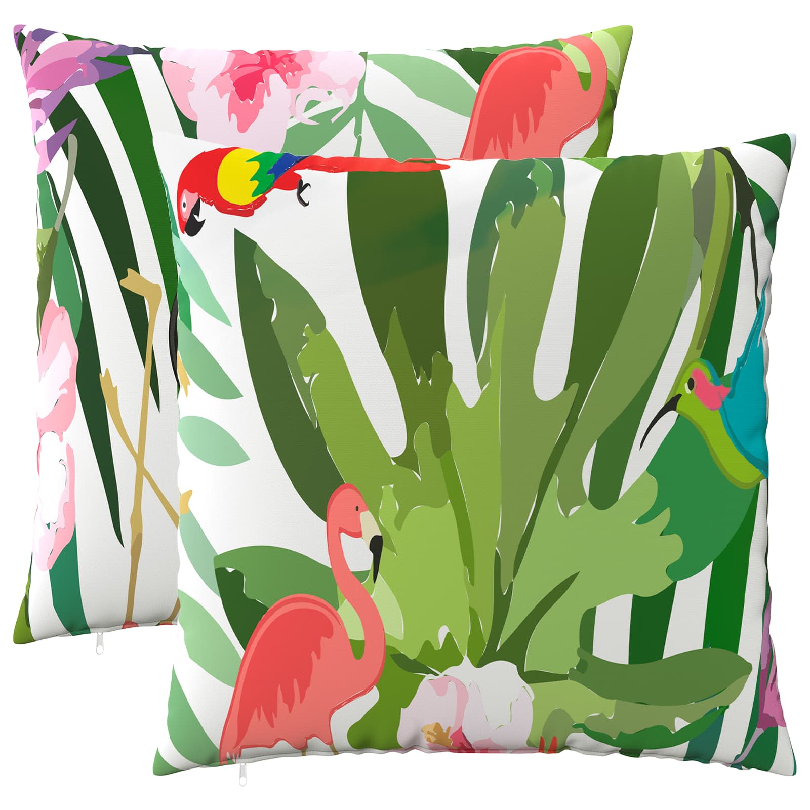 Kissen 2 Stk. Heerlen Mehrfarbig 55 X 55 Cm Polyester Vidaxl