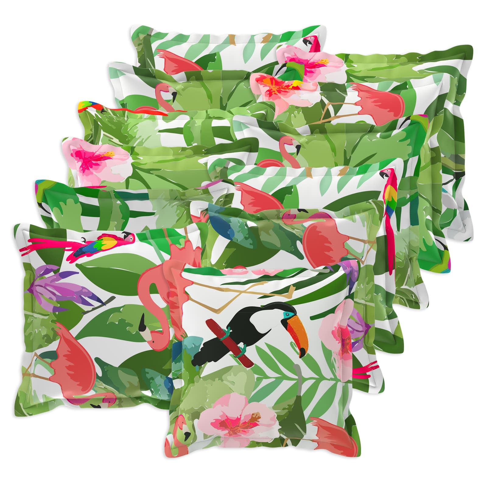 Kissen 12 Stk. Houten Mehrfarbig 50 X 50 Cm Polyester Vidaxl
