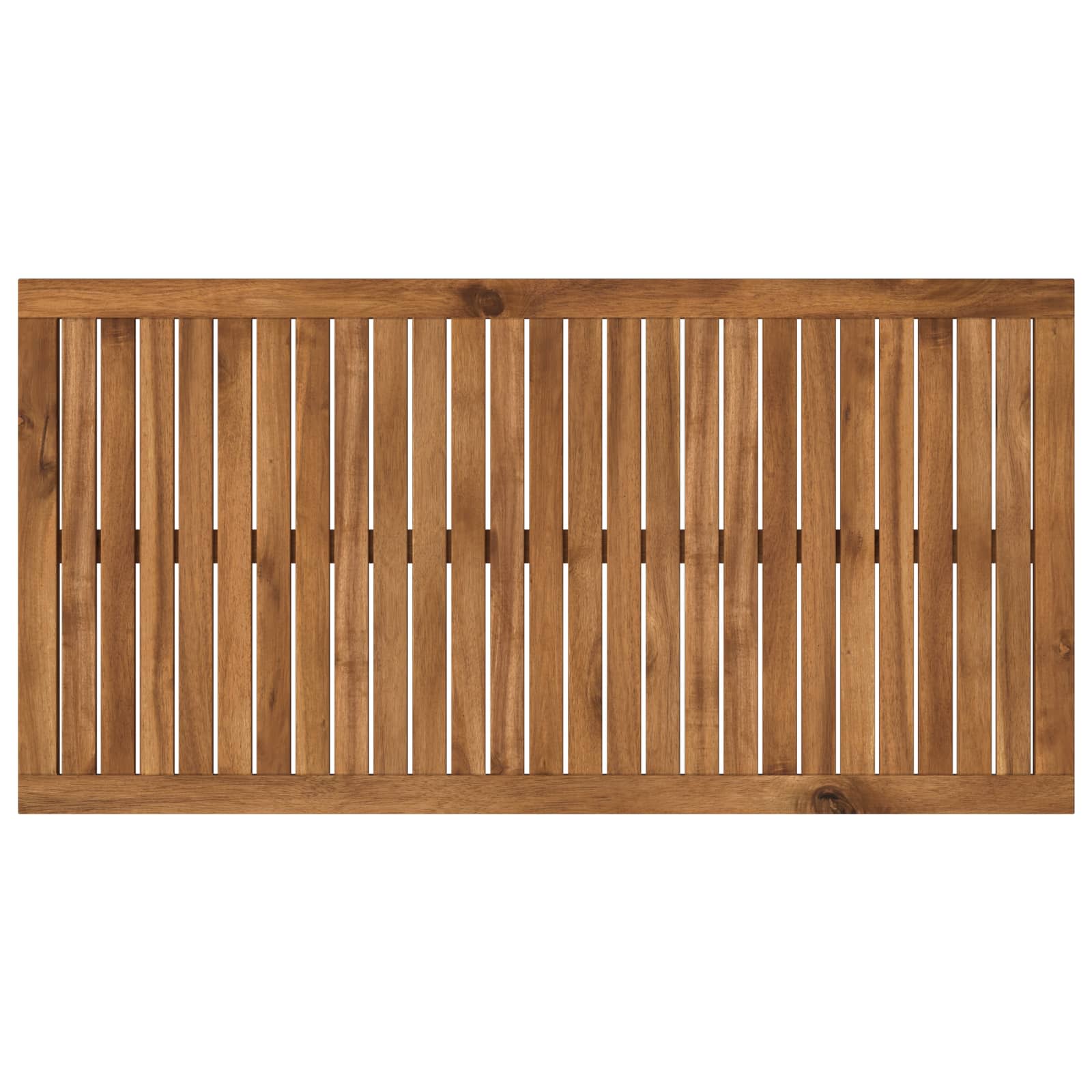 Tischplatte 108,5 X 55 X 2 Cm Rechteckig Massives Akazienholz Vidaxl