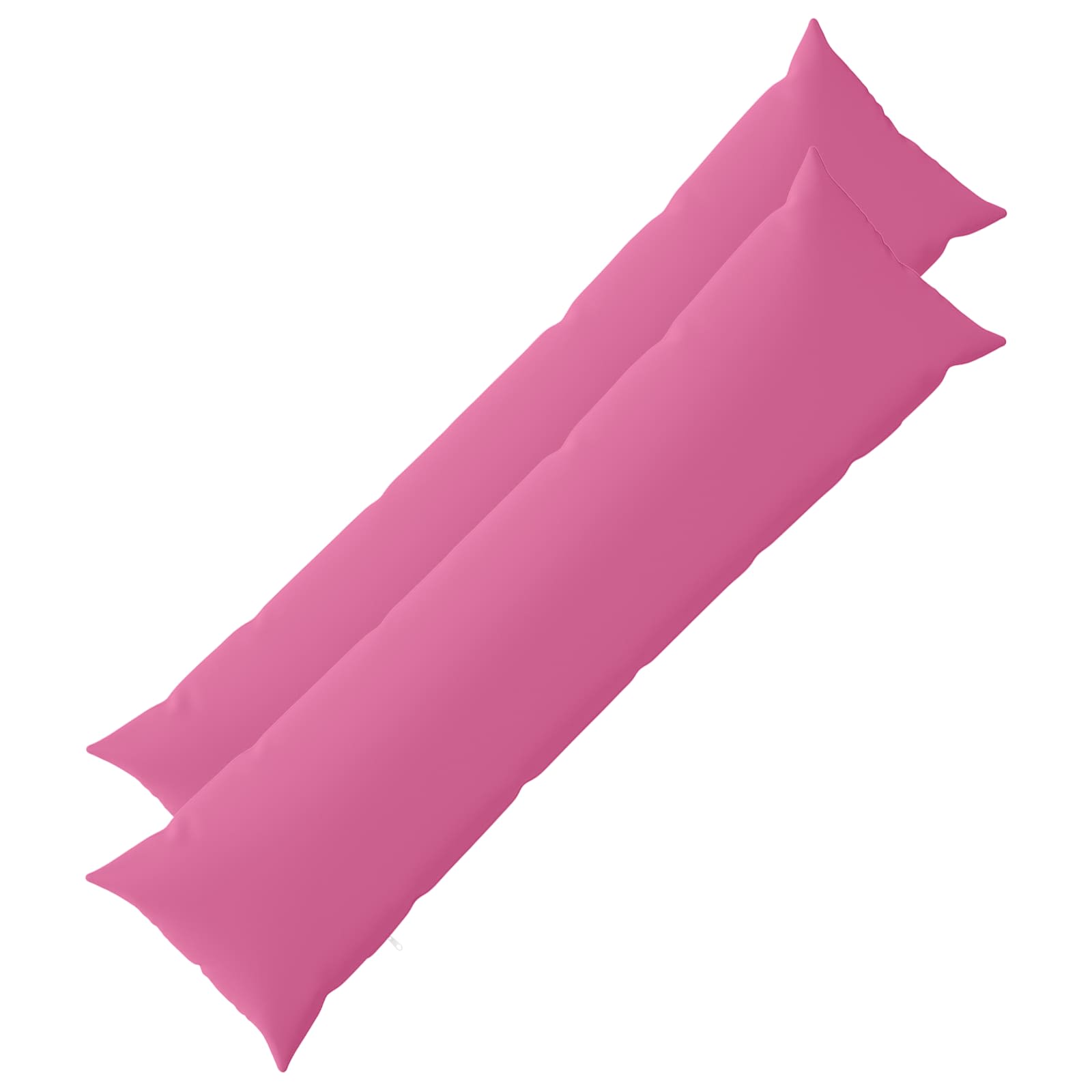 Kissen 2 Stk. Heerlen Rosa 40 X 145 Cm Polyester Vidaxl