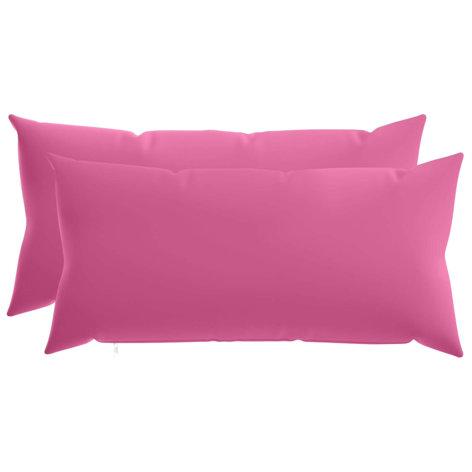 Kissen 2 Stk. Heerlen Rosa 40 X 80 Cm Polyester Vidaxl