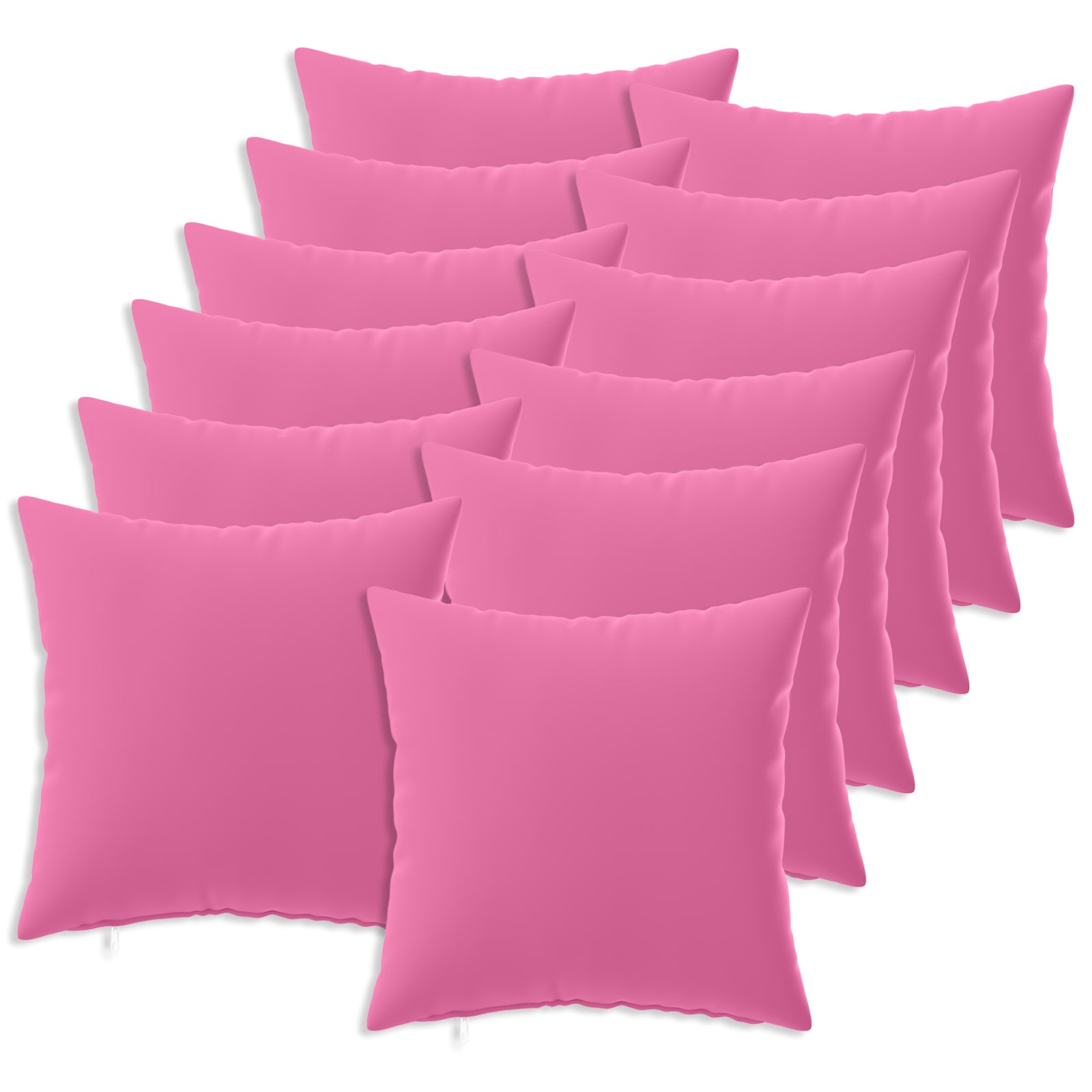 Kissen 12 Stk. Heerlen Rosa 45 X 45 Cm Polyester Vidaxl