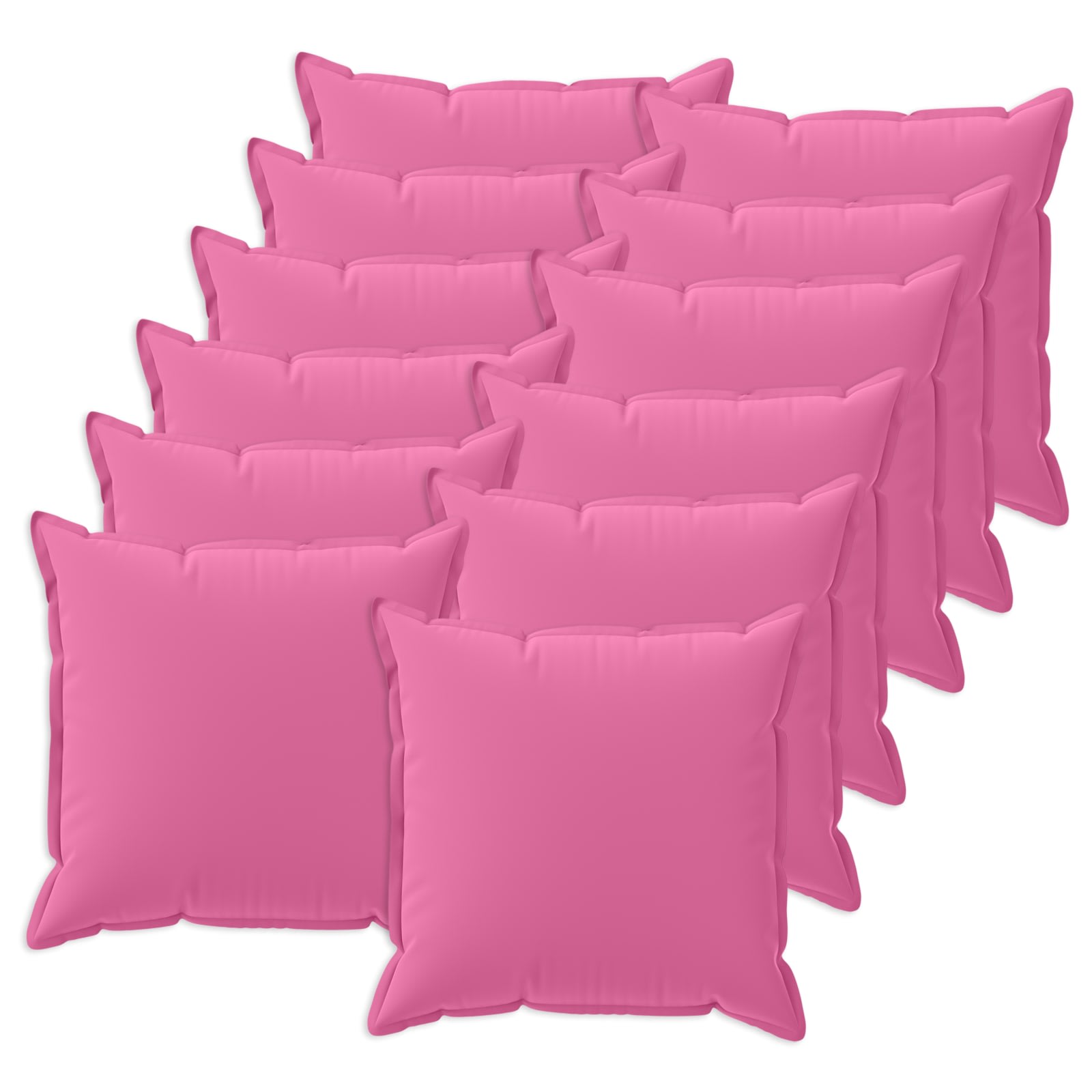 Kissen 12 Stk. Houten Rosa 40 X 40 Cm Polyester Vidaxl