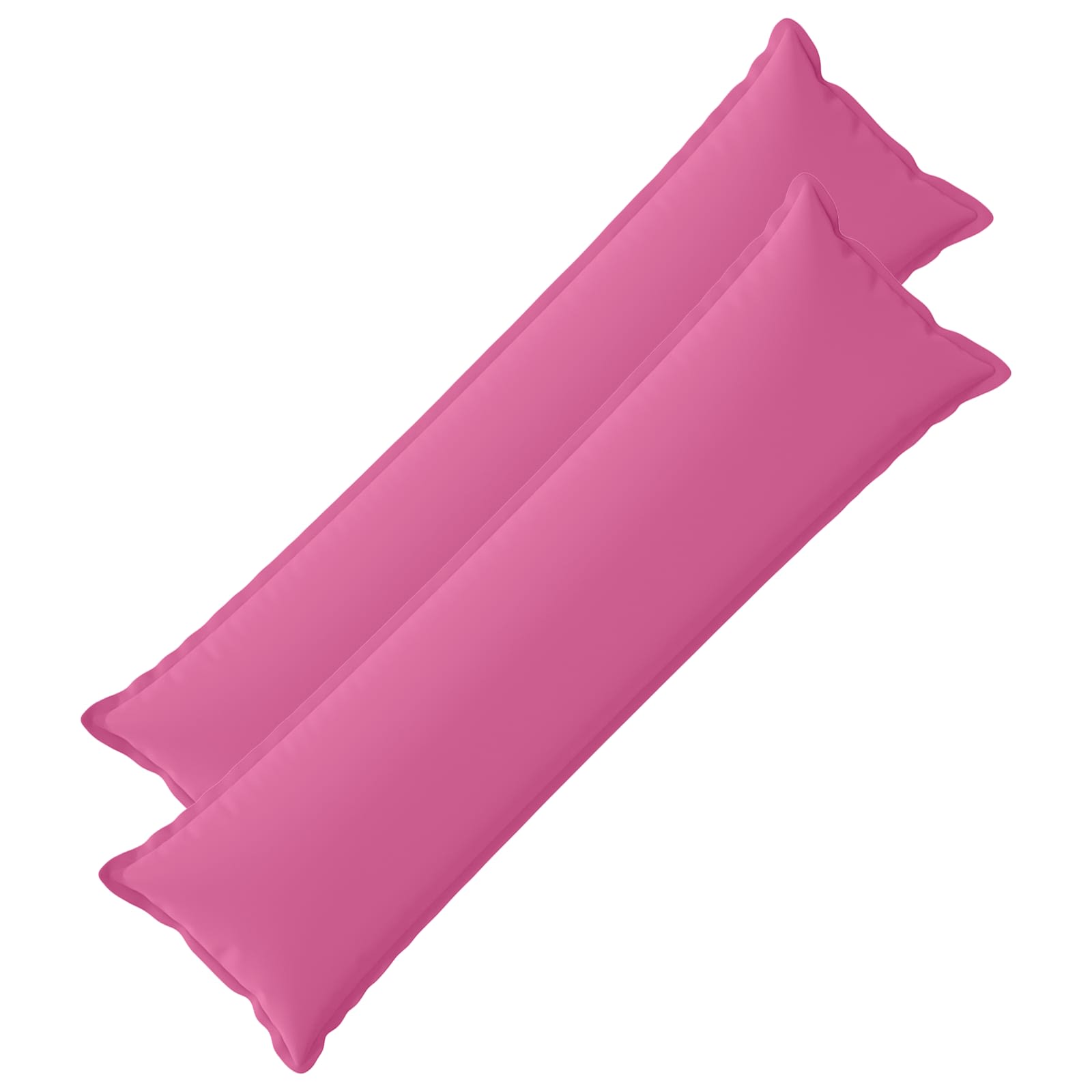 Kissen 2 Stk. Houten Rosa 40 X 145 Cm Polyester Vidaxl