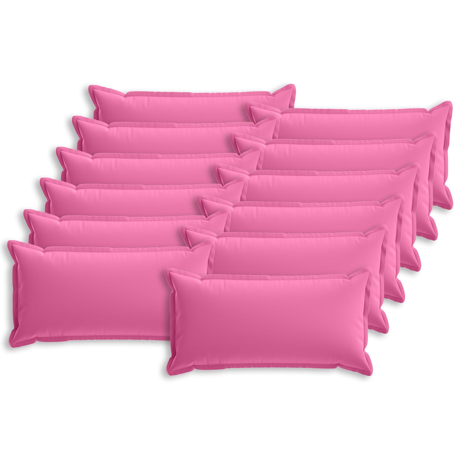 Kissen 12 Stk. Houten Rosa 40 X 80 Cm Polyester Vidaxl