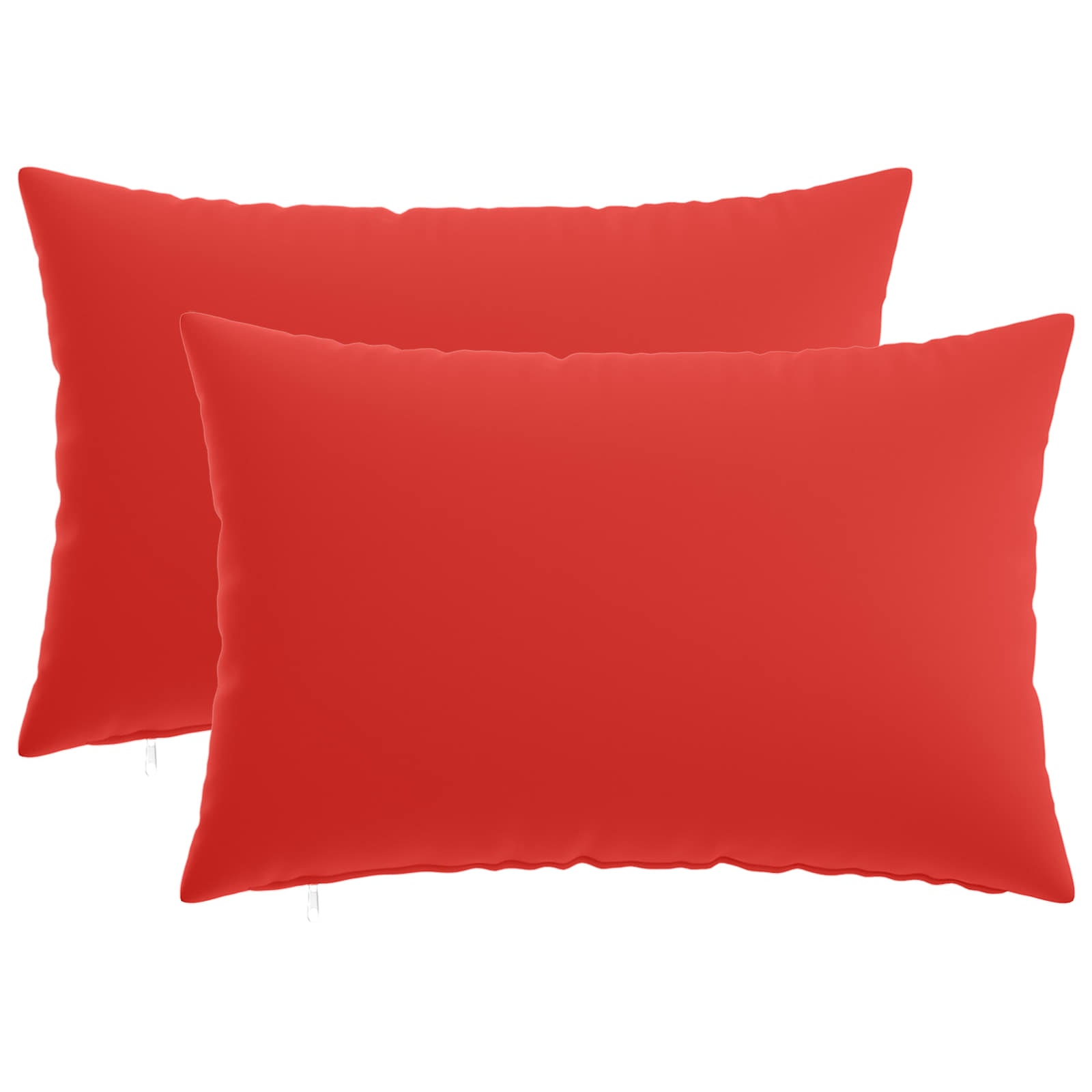 Kissen 2 Stk. Heerlen Rot 40 X 60 Cm Polyester Vidaxl