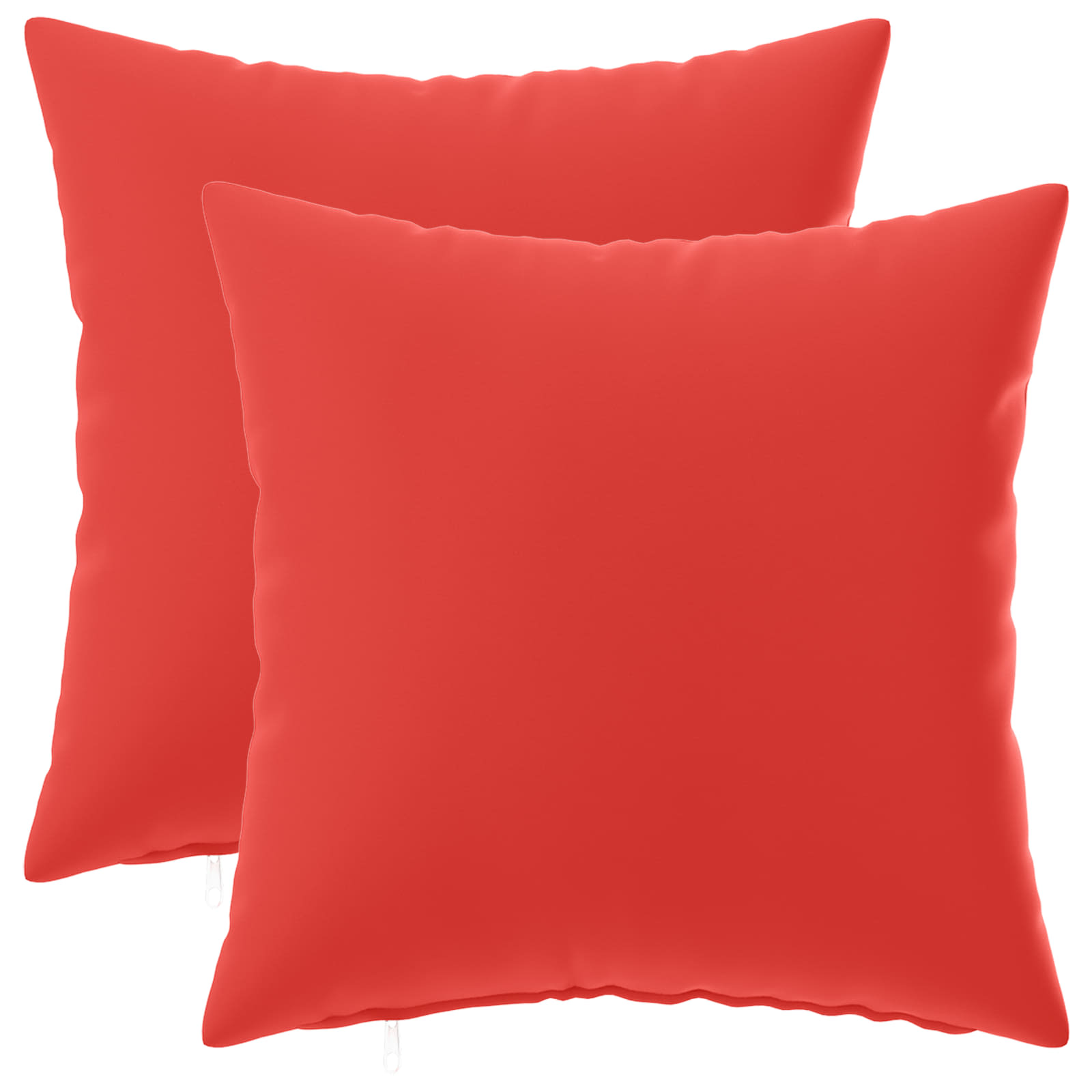 Kissen 2 Stk. Heerlen Rot 50 X 50 Cm Polyester Vidaxl