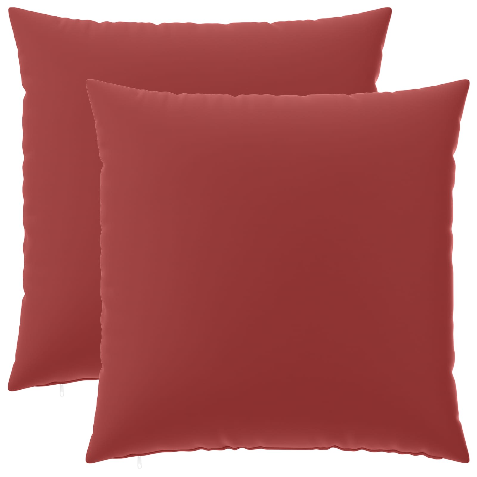 Kissen 2 Stk. Heerlen Weinrot 80 X 80 Cm Polyester Vidaxl