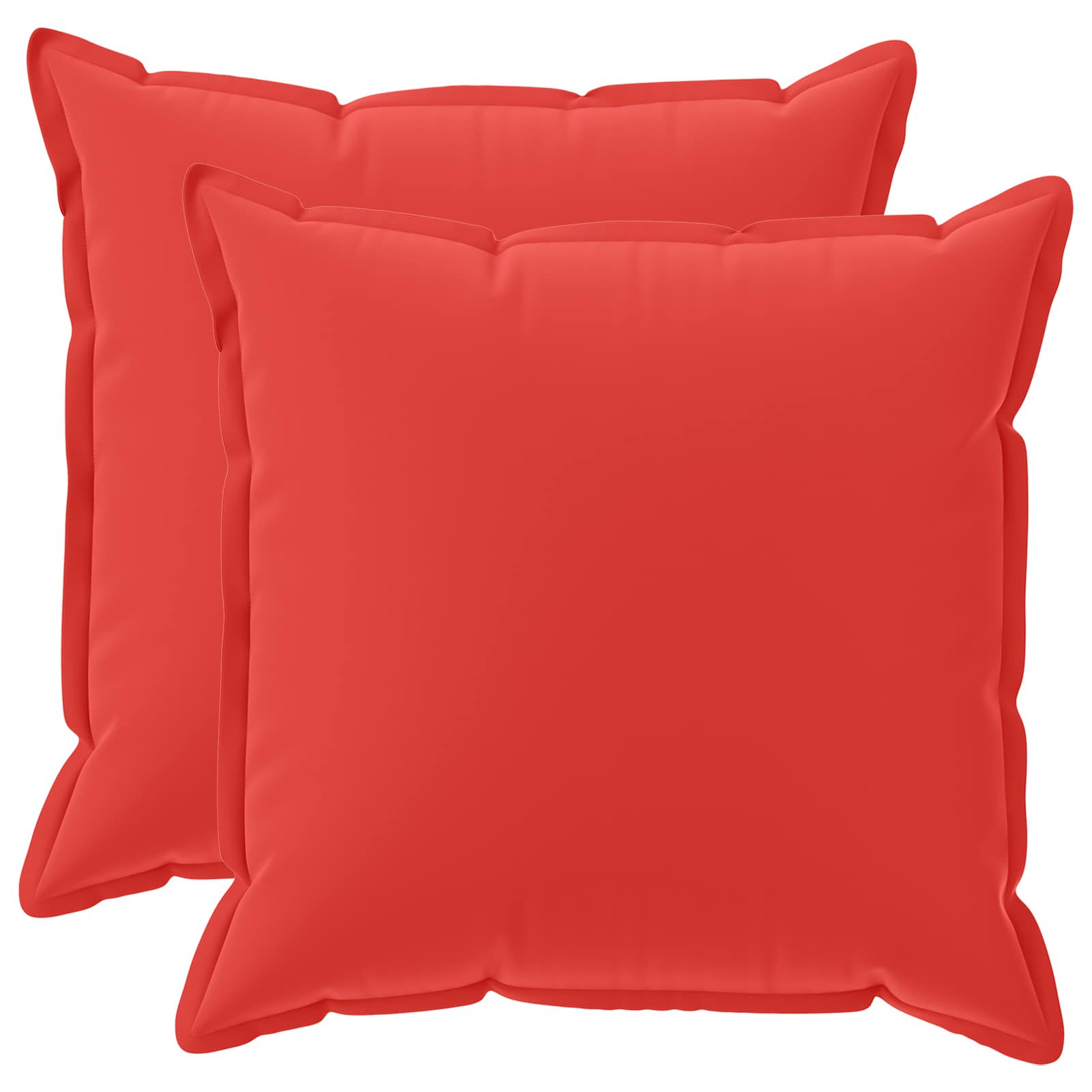 Kissen 2 Stk. Houten Rot 65 X 65 Cm Polyester Vidaxl