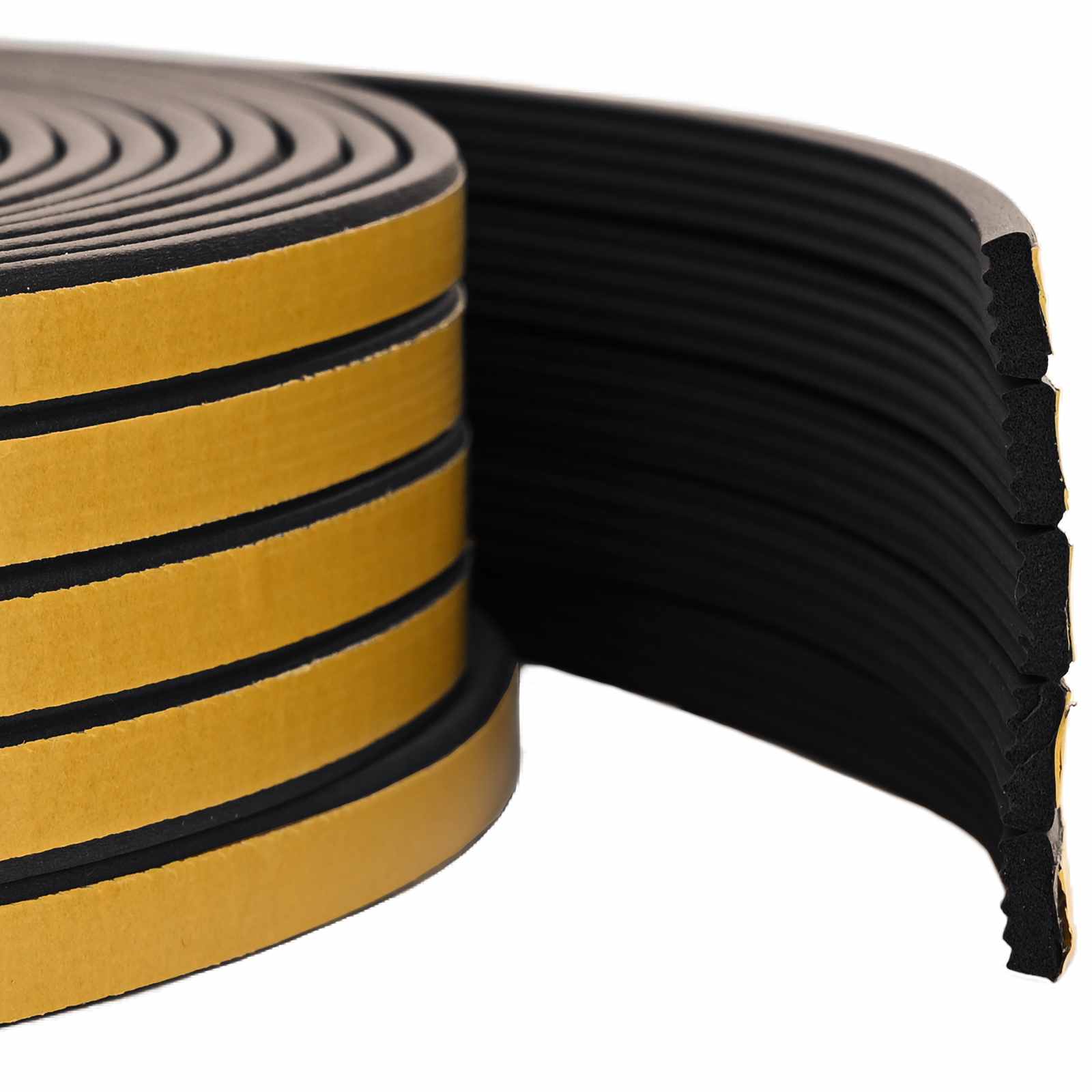 Selbstklebende Fensterdichtung 15 X 8 Mm 100 M Schwarz Vidaxl
