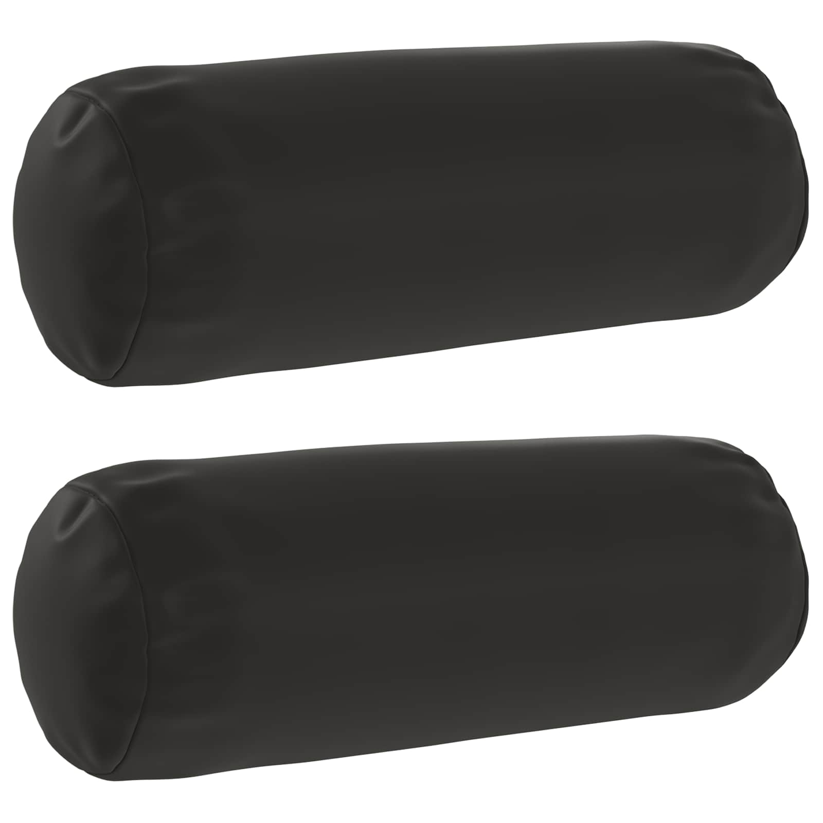 Kissen 2 Stk. Heerlen Schwarz Ø 15 X 40 Cm Polyester Vidaxl