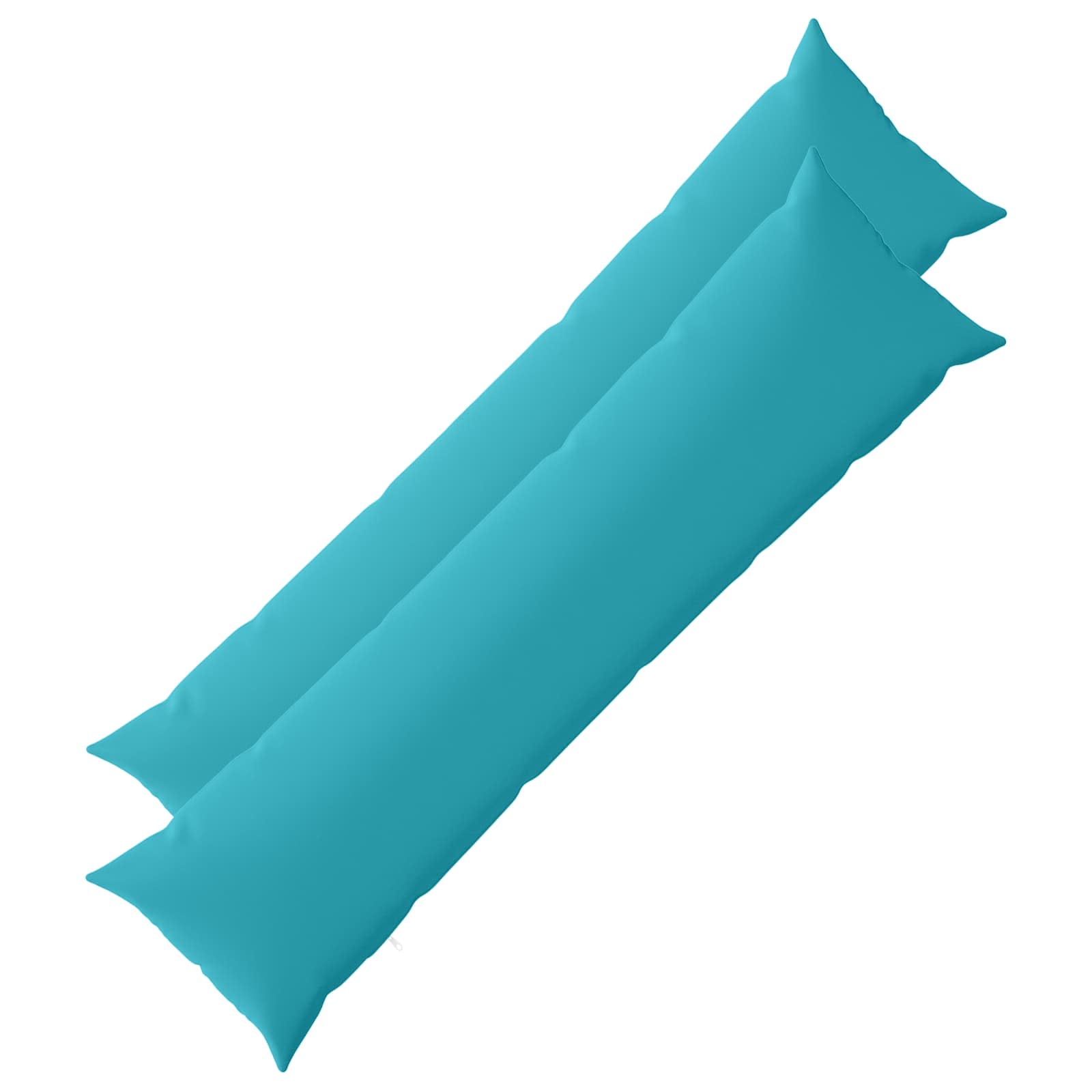 Kissen 2 Stk. Heerlen Türkis 40 X 145 Cm Polyester Vidaxl