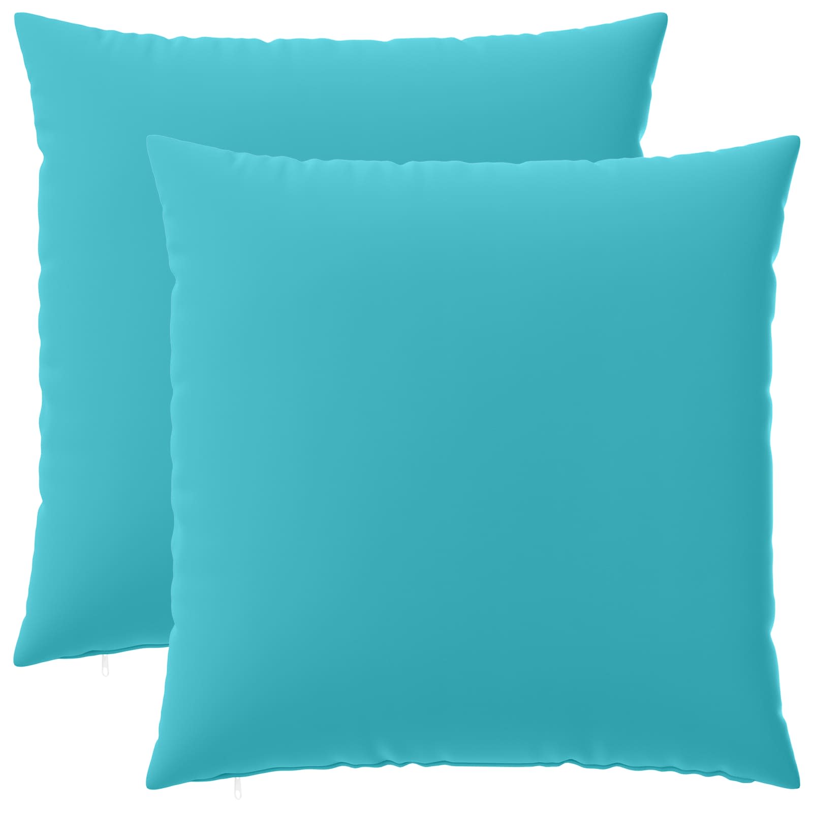 Kissen 2 Stk. Heerlen Türkis 65 X 65 Cm Polyester Vidaxl