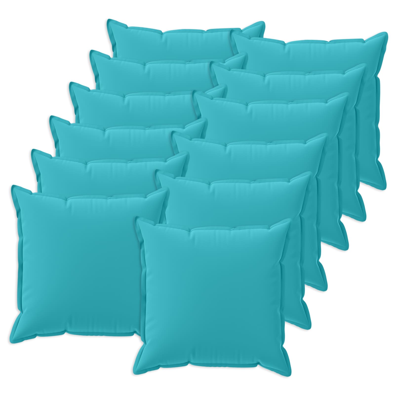 Kissen 12 Stk. Houten Türkis 40 X 40 Cm Polyester Vidaxl