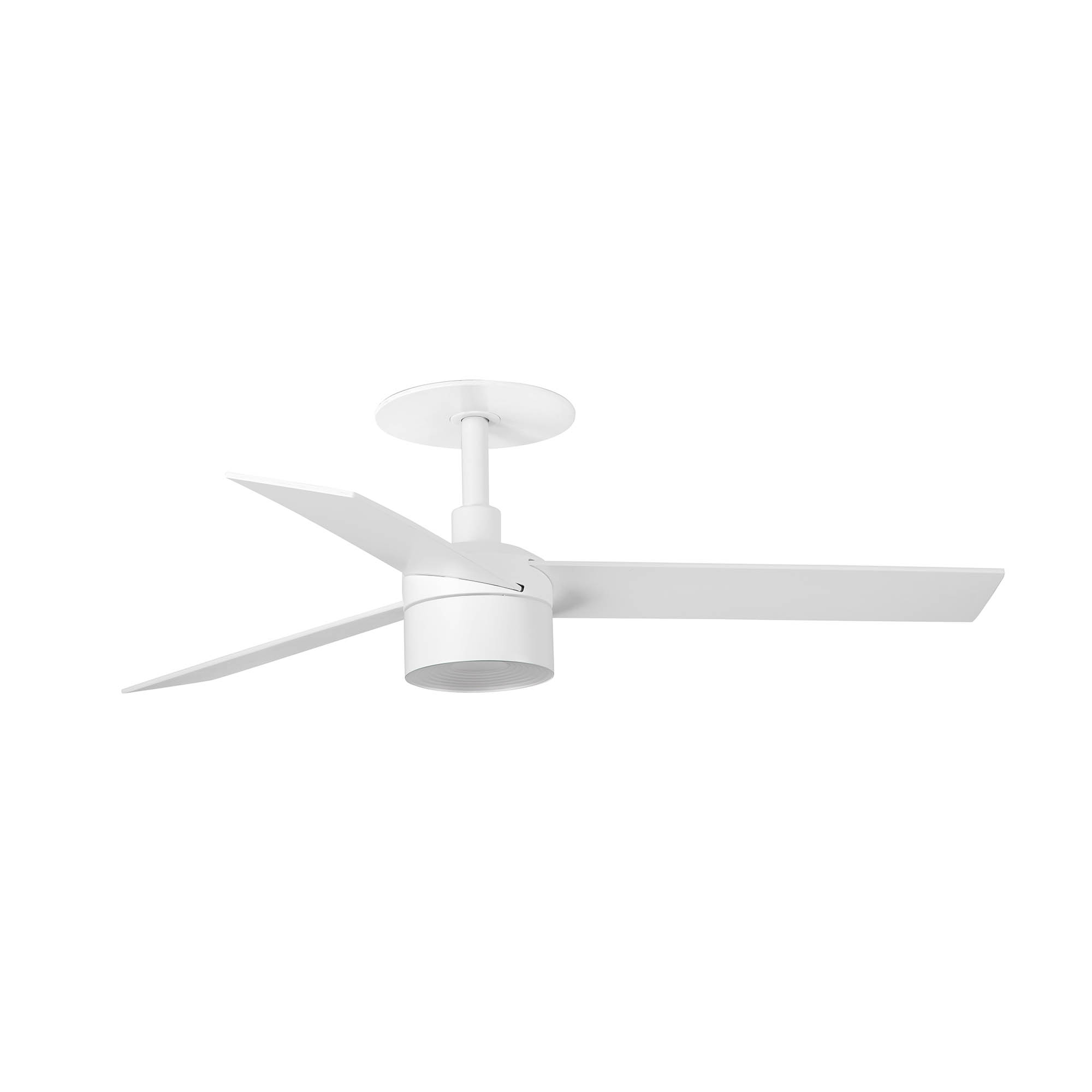 Rudder Recessed Tek S Ventilatore Da Soffitto Bianco/frassino 4000k