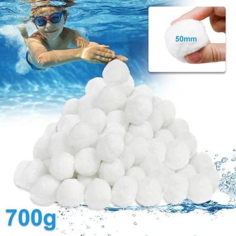 Lars360 700g Poolfilterbälle, Wiederverwendbare Filterbälle - Ywey