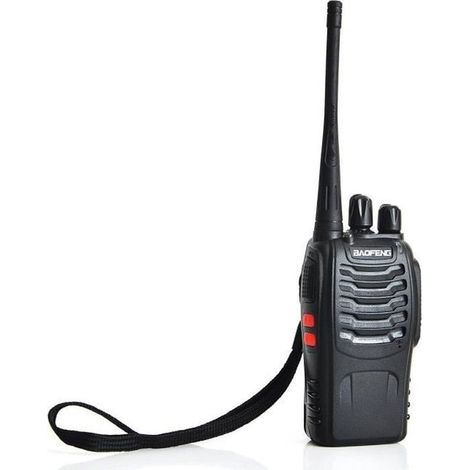 Baofeng Bf-888s Wiederaufladbares Uhf-funkgerät, 16 Kanäle, 400–470 Mhz, 2-wege-funkgerät, 3–5 Km Reichweite (headset Inklusive) – Ywey