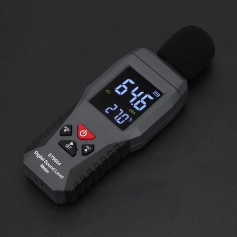 Smart Sensor St9604 Digitales Schallpegelmessgerät – Geräuschmessung Von 30 Bis 130 Db – Hochempfindlicher Sensor – Ywey