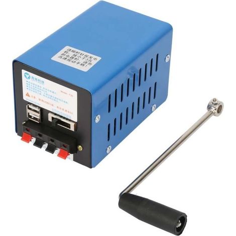Tragbarer Usb-generator Mit Handkurbel – Lon – 20 W Ausgangsleistung – Manueller Startmodus – Ywey