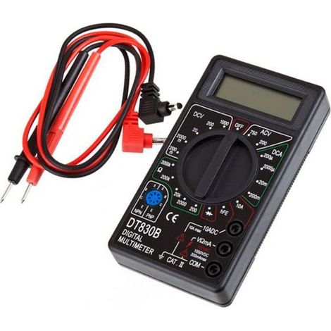 Digitales Multimeter – Lcd-anzeige – Misst Spannung/strom/widerstand – Batterie Enthalten – Ywey