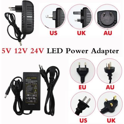 12v 1a - Ladegerät-adapter, 5v 12v 24v 1a 2a 3a 5v 6a 7a 8a 10a, 100-240v Akku-netzteil Für Led-streifen, Trans-ywey