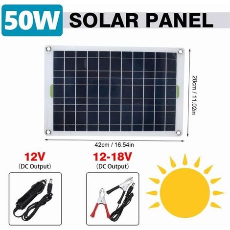 Ywey 800 L/h 12 V Solar-wasserpumpen-set Für Haus, Auto, Boot Und Gartenbrunnen