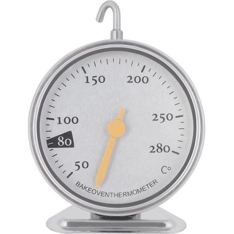 Großes Ofenthermometer Mit Skala Für Den Küchengebrauch, 50 Bis 280 Grad, Edelstahl - Yig-ywey
