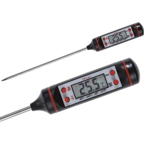 Kochthermometer – Nicht Spezifiziert – Digital – Wasserfest – Sofortanzeige – Messbereich -50 Bis +300 °c – Ywey